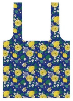 Shopping Bag: Lemon Zest Blue